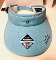 Pukka Collo Golf SPF50 Blue Women’s Sun Protection Visor Hat “Why Get Burned?”