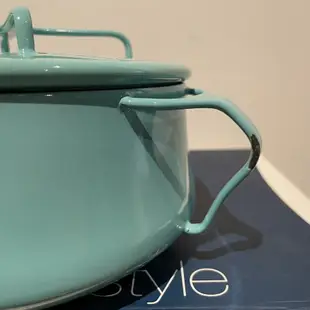 Dansk Kobenstyle 雙耳砂鍋 2QT(藍綠)-45折福利品-A05《WUZ屋子-台北》琺瑯鍋 砂鍋 鍋子