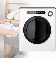 Portable Dryer, Tumble Dryer, Small & Lightweigh, Large Capacity, Compact Clothes Dryer, for Small Space, Apartment, Dormitory, Bedroom,White