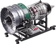 Twin-Spool turbofan Engine Model kit That Works Metal Assembly 1/10 Electric Aircraft Engine Jet Engine Model Craft - 1000+PCS DM119
