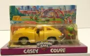Chevron Cars Casey Coupe Yellow w/ Turtles Collectable Toy Car Vintage1999