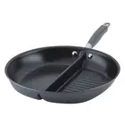 Anolon Advanced Home Hard-Anodized Nonstick Divided Grill and Griddle Pan,