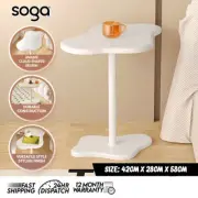 SOGA 42x28cm White Cloud Shaped Table Stylish Accent for Home Décor