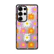Galaxy S25 Ultra Impact Magnetic Case HAPPY DAISIES