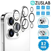 For Apple iPhone 15 Pro Max Plus Zuslab Camera Lens Tempered Glass Protector X2