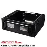All Aluminum Power Amplifier Enclosure Case VU Meter Class A AB DIY Chassis