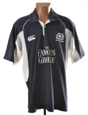 SCOTLAND 2000'S HOME RUGBY UNION SHIRT CANTERBURY L FAMOUS GROUSE