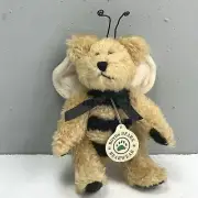 Boyds Bears Mini Bumble Bee Ornament Bear Bearwear 1998 NWT Tags Plush 6 inch