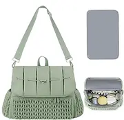 Diaper Bag, Nursery Storage Bag, Multifunctional Diaper Bags for Mothers, Waterproof Changing Table Bags with Changing Pad