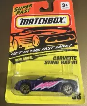 Matchbox Superfast Corvette Sting Ray III, #38 1/64, "Get In The Fast Lane"