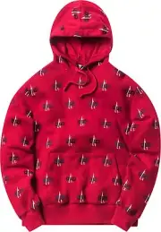 Moncler x Kith Pullover Hoodie Red Genius XS Small C2096 82026 00 80972 456