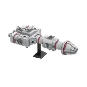 C7718 DP-20 Frigate Ship Model with Display Stand Building Toys 1313 Pieces