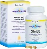 Free Spirit MegaOmega Algae Oil Omega-3 60Softgels