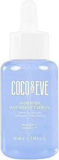Coco & Eve Boost Therapy Tripeptide Hair Density Serum. For Thicker, Fuller Hair. Anti-Hair Loss & Shedding, Lightweight Scalp Treatment with Biotin & Caffeine for Volume & Restoration (60 ml)