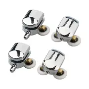 Silver Shower Doors Rollers Stainless Steel Shower Screen Door Rollers