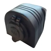 Blue Bar Single Surface Mount Dome with Female Cigarette Socket 12/24 Volt