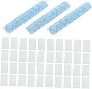 Ipetboom 1 Hair Perm and Dyeing Tools Wrapping Perm Papers for Hair Long Hairdressing Perm Paper At Home Perm Hairdressing Tool Men Hair Perm Paper Perm Kit Barbershop Cotton Fiber Sky-blue