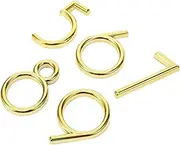 CRILSTYLEO 5pcs Modern House Numbers for Outdoor Use Self Adhesive Street Address Numbers for Mailboxes Doors Apartments and Offices Durable Material Easy to Read Design