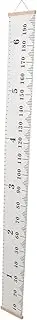 ANDRESLAD 1Pc Nordic Style Height Measurement Ruler Canvas Growth Chart for Home Decoration Growth Chart with Easy Hanging Design Height Measuring Tape for Nursery
