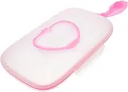 Mikinona 1Pc Portable Wet Tissue Case Hanging Wipe Holder Outdoor Storage for Napkins Convenient Design for Diaper Bags and Travel Dustproof and Easy Access
