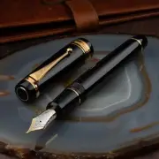 Pilot Namiki Custom URUSHI Ebonite Black Body FKV88SRB 18K Gold Nib Fountain Pen