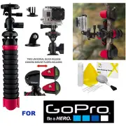12" FLEXIBLE QUICK RELEASE CARBON TRIPOD FOR GOPRO 5 BLACK GOPRO HERO SESSION