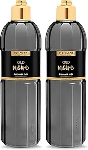 TLC Oud Noir (Black Oud) Luxury Shower Gel - Hydrating Body Wash for Men and Women, Unisex Skin Care - Gentle Cleansing, Paraben-Free Formula 250 ml (Pack of 2) - by CloudExport