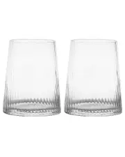 Anton Studio Designs Set of 2 Empire Clear DOF Tumblers