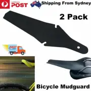 2 Pack Bike Ass Saver Bicycle Rear Fender Mudguard Mud Guard Road MTB AU - Black