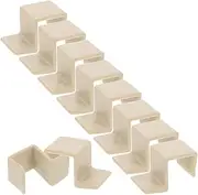 Totority Secure Bed Rail Connectors 10pcs Baby Bed Plate Buckle Crib Frame Brackets for Baby Beds