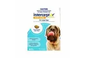 Interceptor Spectrum Large Dogs 22-45 kgs - 3 Pack - Blue (Heartworm & Worm)