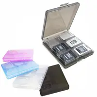 在飛比找PChome24h購物優惠-多功能記憶卡收納保存盒-12入卡片裝(四色可選)
