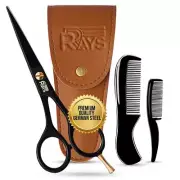 5'' Beard Scissors for Men- German Mustache Scissors with Berad & Mustache Co...