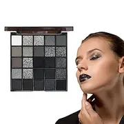 Long-lasting powder shadow - Smoky Eyeshadow Palette | 25 Colors Smoky Eyeshadow Makeup | Smokey Eye Kit | Gothic | Long-Lasting Powder Shadow | Highly Pigmented for Parties Eyeshadow Palette Smoky Ey