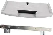 LIFKICH Ergonomic Keyboard Tray Set Under Desk Sliding Keyboard Shelf Smooth Sliders Space-Saving Design