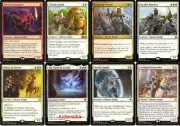MTG Boros Knights Deck - Valiant Knight Worthy Fervent Champion Magic Gathering