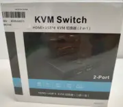 KVM Switch HDMI + USB*4 2.0 KVM 2-in-1 2-Port 4K Z24A Sealed Box