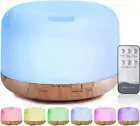 Au 500ML Aroma Aromatherapy Diffuser LED Oil Ultrasonic Air Humidifier Purifier
