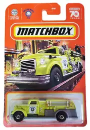 Matchbox MBX Fire Dasher. Emergency Truck. Fire Department. New. 2022. 60/100