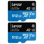 Lexar LSDMI512BBNL633A High-Performance 633x microSDHC/microSDXC UHS-I 512GB...