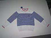 CPC ChildrensWear Boutique Boys Sweater Benjamin Stripe Multicolor Size 10 NWT
