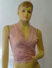 BNWT WITCHERY Lace Wrap Top - Size Small - Sherbert - $89.95