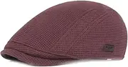 [BESTORI] Men's Flat Cap Lvy Newsboy Hats Lvy Cabbie Beret Hunting Hats Adjustable