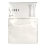 IKEA LENDA Off-White Curtain Draperies w Tab Top & Tie-Backs 55x118 500.901.16