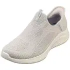 Skechers Slip-ins Ultra Flex 3.0 Vegan Wmns Slip On Sneakers in Light Grey 10 US