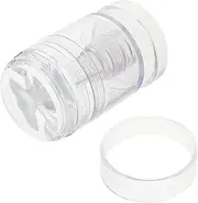 Beatifufu Home Salon Nail Art Stamper Kit Rotatable Nail Stamping Tool French Tip Stamper for Quick Manicure