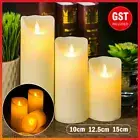6pcs Flameless LED Pillar Candles Battery Operated Realistic Flickering Candle