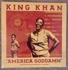 KING KHAN 'America Goddamn 7" spaceshits BBQ tandoori knights ding dongs ORANGE