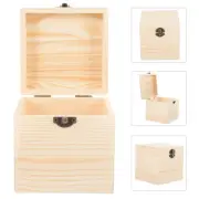 Transparent Grid Wooden Box Perfume Bottle Storage Essential Oil Organizer