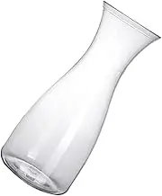Amosfun Clear Acrylic Wine Carafe Red Wine Decanter for Parties Gatherings Home Use Food Grade Safety Material for Serving Water Juice Whisky Cocktails